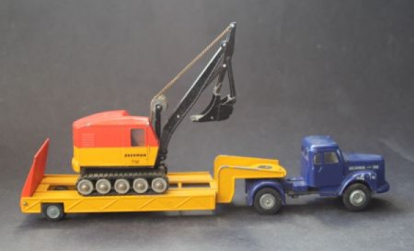 Tekno Scania Vabis 110 Cargotruck with Akerman Dredge 1958 Die-Cast-Model (4915)